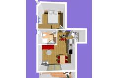 Appartements Podest - Baška Voda Appartement 1 – A1 foto 3