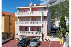 Appartements Podest - Baška Voda Appartement 6 – A6 foto 1