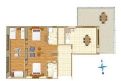 Appartements BIKIN Appartement 4 – AP4Brač4+4 foto 3