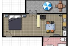 Villa Avantgarde Appartement 2 – Studio apt foto 5