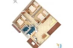 Appartements with sea view Cihorich Appartement 1 foto 1