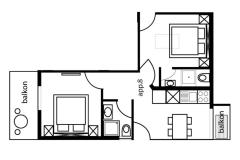 Appartements Tilda Appartement 3 – Tilda8 2+2 foto 2