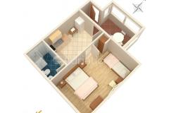 Appartements Katica Appartement 3 – A3 up foto 1