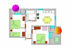 Appartements Grzalja-Rozic Krk Appartement 4 – A4 foto 4