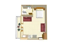 Appartements and rooms Gojak Milenka Appartement 5 – APSTUDIO 6 foto 4