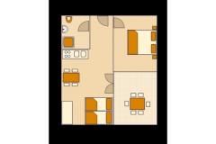 Appartements Damir Appartement 1 – App A1 foto 5