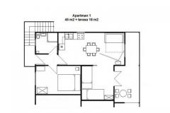 Appartements Mira Appartement 1 – Apartman 1 foto 1