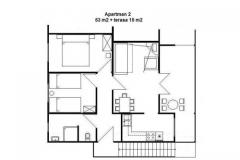 Appartements Mira Appartement 2 – Apartman 2 foto 1