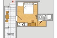 Appartements Dora Appartement 4 – Studio foto 2