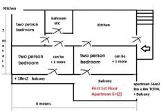 Appartements Živana Žaborić  Appartement 2 – 6+2 FIR F. foto 1
