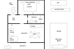 Appartements Živana Žaborić  Appartement 1 – House 2+2 foto 1