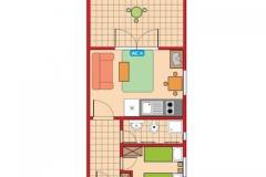 Appartements Aniva Appartement 2 – A2 foto 2