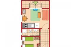 Appartements Aniva Appartement 3 – A3 foto 2