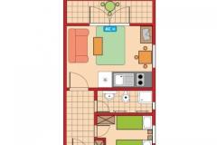 Appartements Aniva Appartement 4 – A4 foto 2