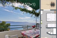 Appartements Reljic Appartement 3 – A5(2+1) foto 1