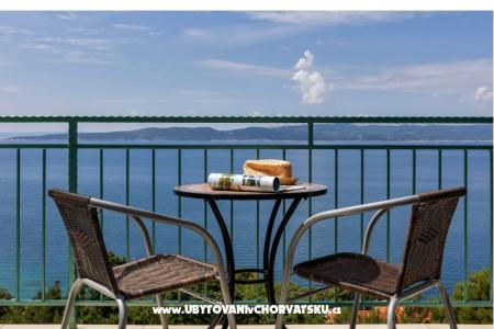 View blue apartments Brela Croatie