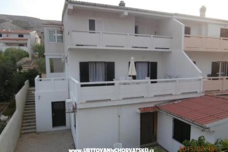 Appartements Vinko île Pag Croatie