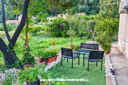 Garden view apart.150m from beach Slano Croatie