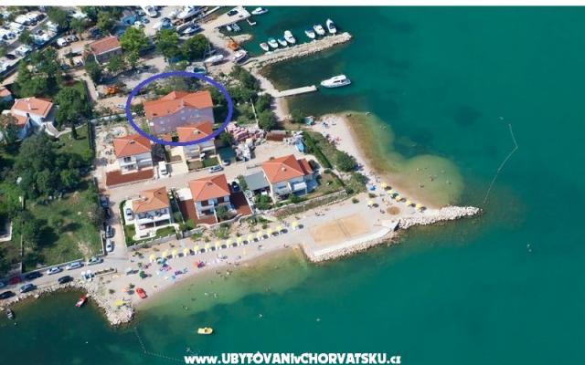 Villa Klimno direct on the beach – Hébergement île Krk Croatie