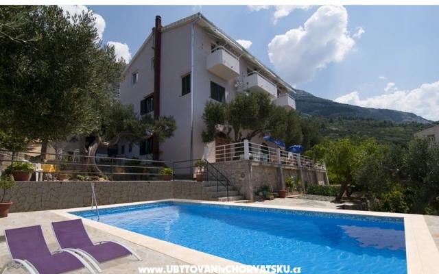 De Lux Appartements-SWIMMING POOL – Hébergement Makarska Croatie