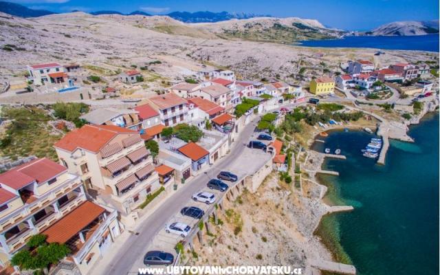 Apartmani Komešić – Hébergement Novalja - Pag Croatie
