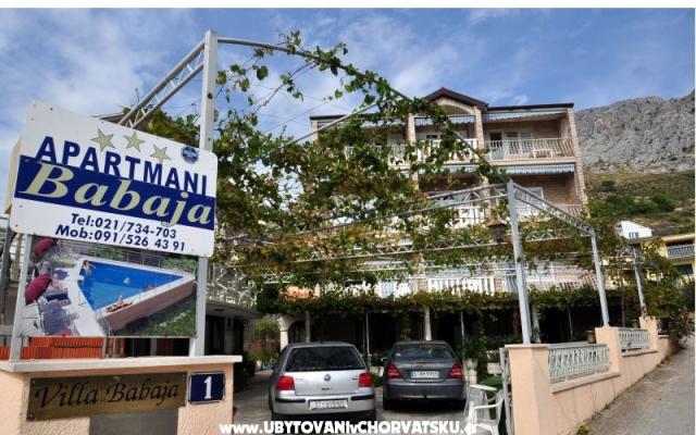 Appartements Babaja – Hébergement Omis Croatie