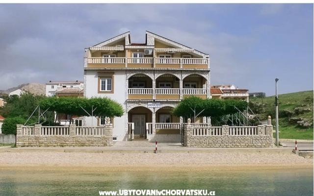  Apartmani Kustic – Hébergement île Pag Croatie