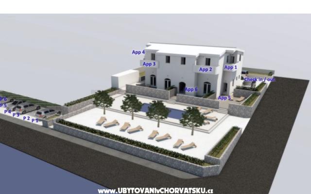 Villa Ivanović – Hébergement île Vir Croatie